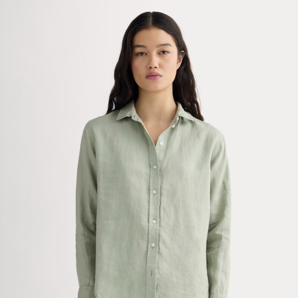 Everlane The Must-Have Shirt in Linen - Womens Size 6